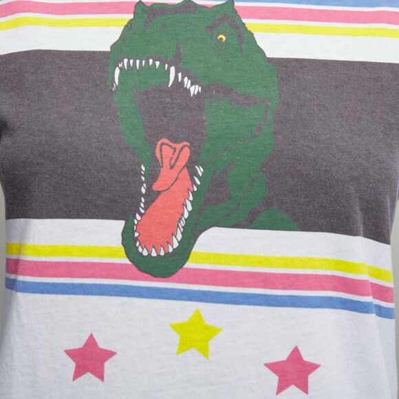 Saint Laurent T Rex Dino Washed Print Tshirt - Picture 2 of 6